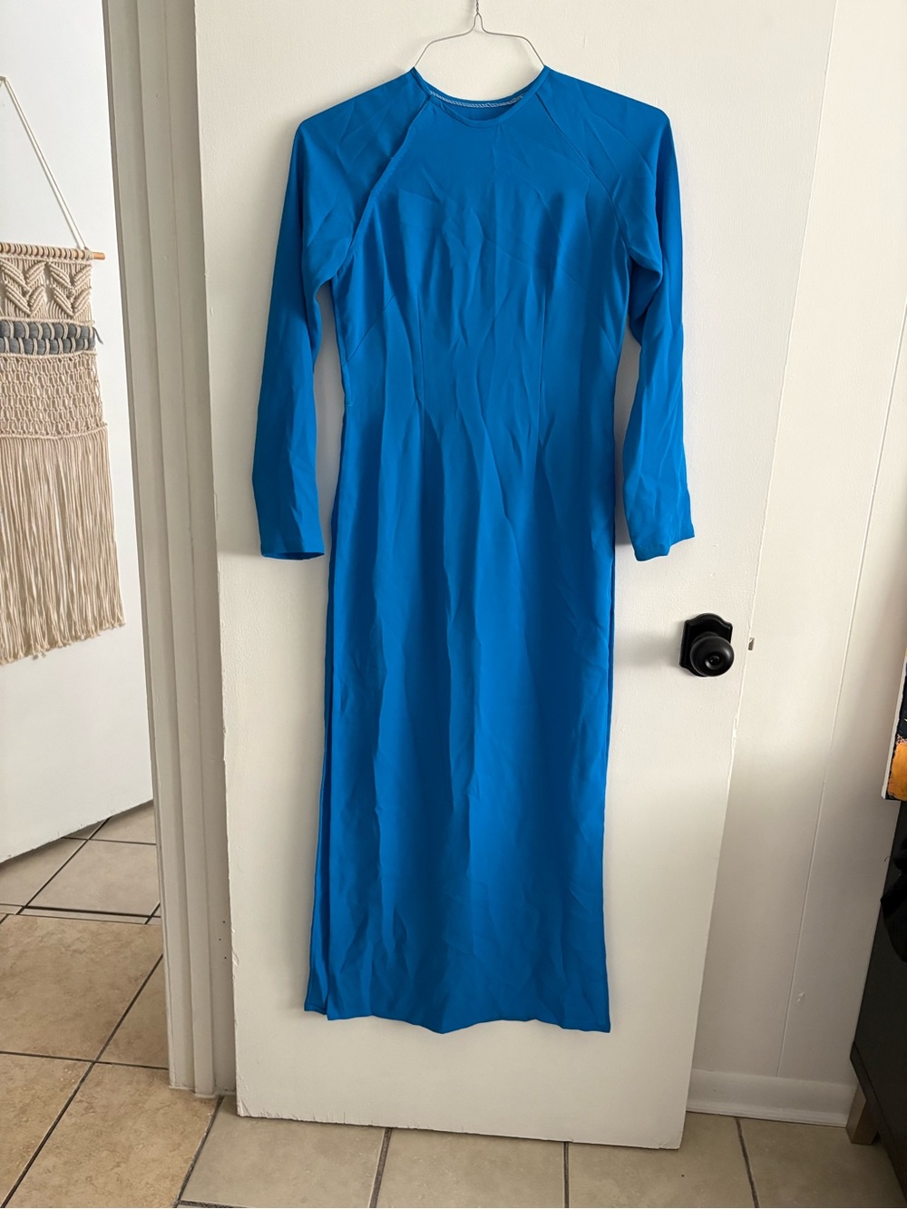 Ao Dai Long Sleeve Blue Dress
